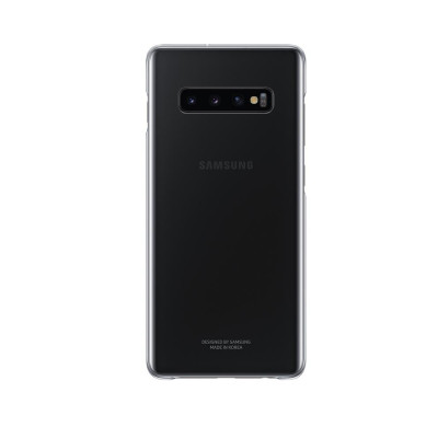 Твърди гърбове Твърди гърбове за Samsung Луксозен твърд гръб ултра тънък оригинален EF-QG973CTEGWW за Samsung Galaxy S10 G973 кристално прозрачен